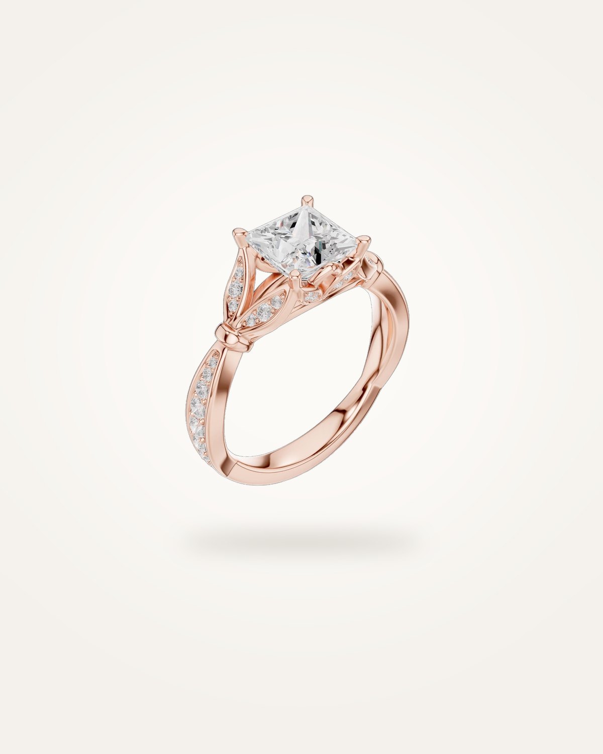 خاتم خطوبة بقطع البرنسيس، 2.012 ct